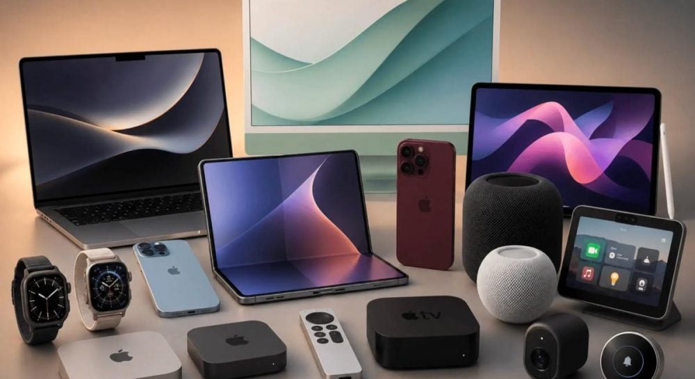 Apple нові продукти 2026 iPhone Fold MacBook Pro OLED рендер