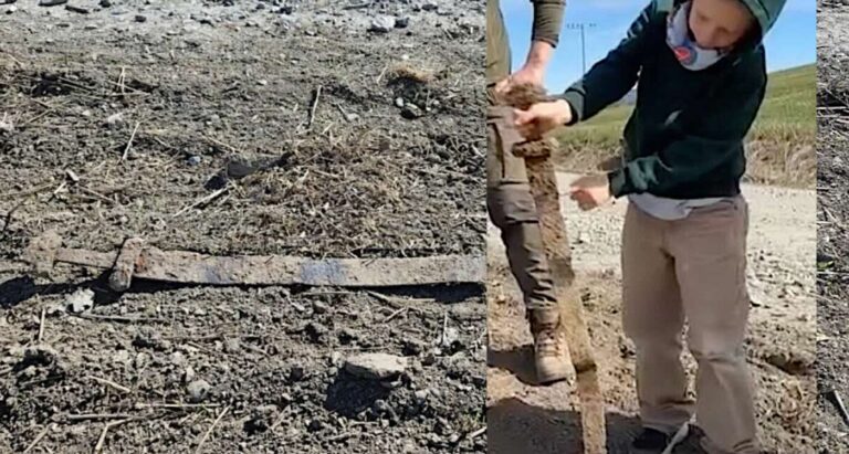 старовинний вікінгський меч скрамсакс археологічна знахідка Норвегія